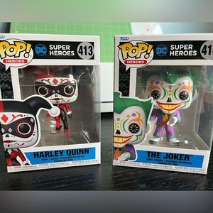 Funko Pop Figures - Super Hero’s/ Harley Quinn & The Joker